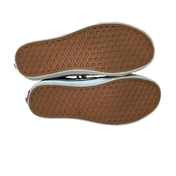 Vans Size 7 Black Floral Print High Top Lace Up Sneakers - Picture 6 of 10